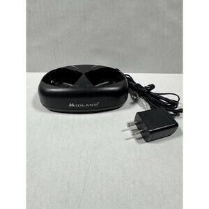 Midland 18CVR8 Dual Desk Charger Base w/ AC Adapter for Two-Way Radios